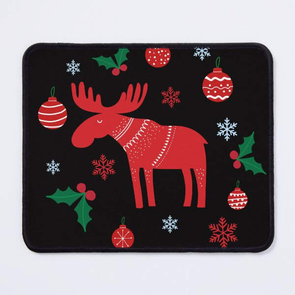 Item preview, Folk Red Moose designed and sold by AnulaArt.