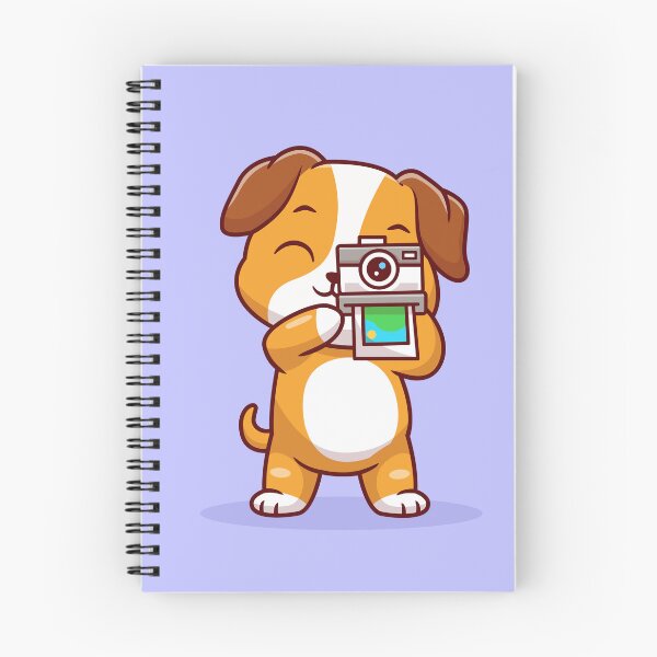 Item preview, Paw-tographer Pug: Cute Dog with Camera Cartoon Vector Illustration designed and sold by hjian8219.