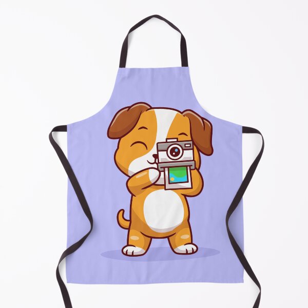 Item preview, Paw-tographer Pug: Cute Dog with Camera Cartoon Vector Illustration designed and sold by hjian8219.