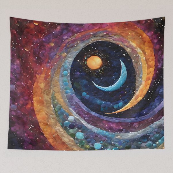 Item preview, Cosmic Pirouette: Embarking on a Celestial Waltz designed and sold by puravidavisions.