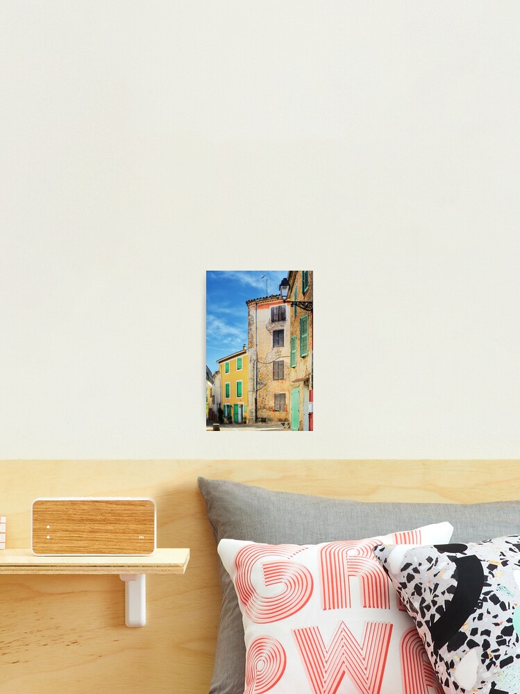 Thumbnail 1 of 3, Photographic Print, Colorful houses in Provence village designed and sold by patmo.