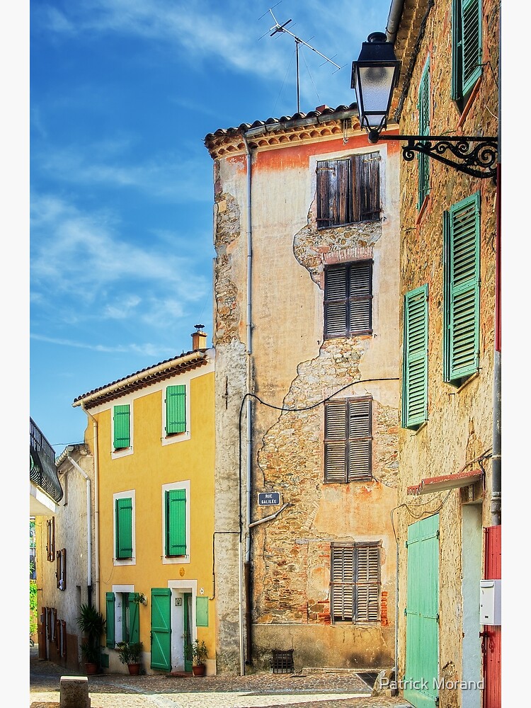 Thumbnail 3 of 3, Photographic Print, Colorful houses in Provence village designed and sold by patmo.