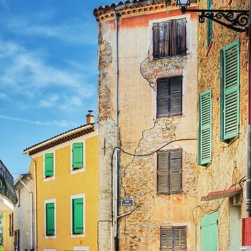Artwork thumbnail, Colorful houses in Provence village by Patrick Morand