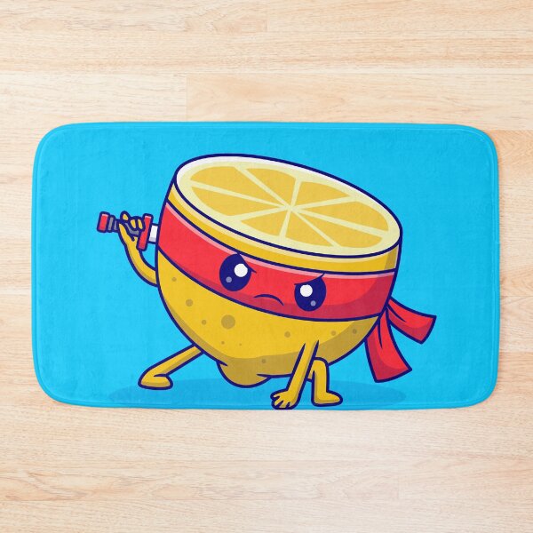 Item preview, Citrus Ninja Zest: Cute Lemon with Sword Vector Icon Illustration" designed and sold by hjian8219.