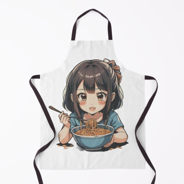 Item preview, Cute Girl Eating Spaghetti  designed and sold by Krieghorn.