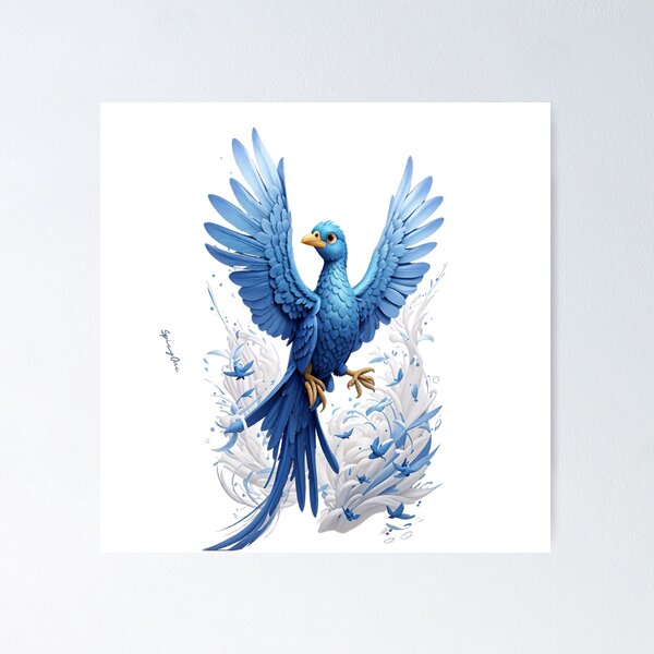 Item preview, Blue bird Art  designed and sold by SpicyOne.