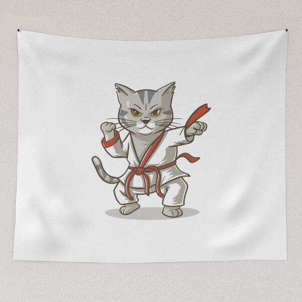 Item preview, Karate Cat designed and sold by FlexYourMind.