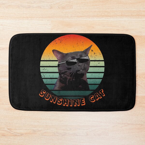 Item preview, zoning out cat sunshine cat designed and sold by JuniperusArt.