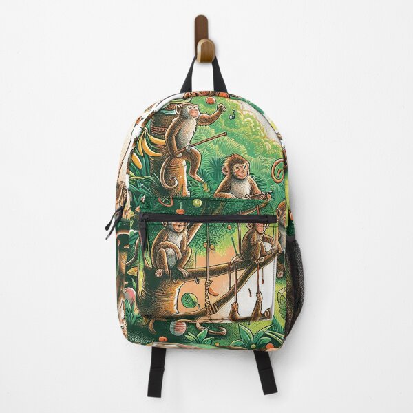 Item preview, Cheerful Monkey Jungle Jamboree designed and sold by TextileTrove.