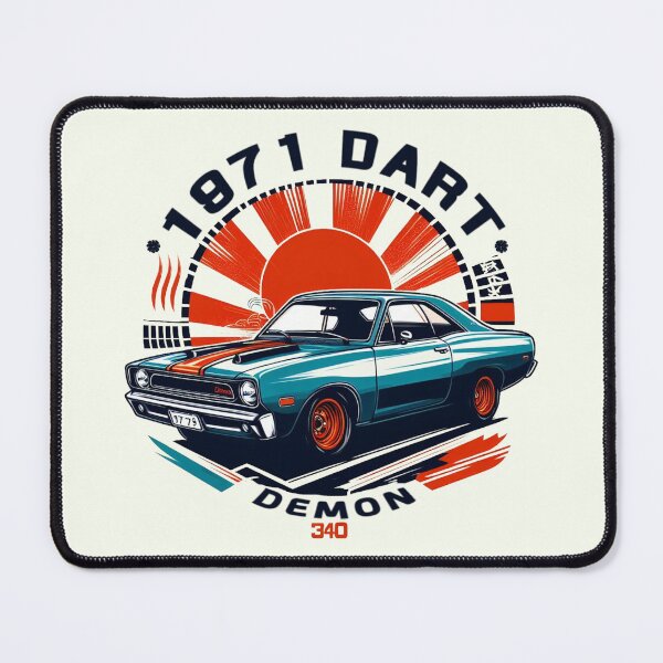 Item preview, 1971 Dart Demon 340 designed and sold by CreepyCornerArt.