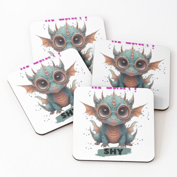 Item preview, Graphic T-shirt of cute baby dragons with glasses and many colors, #shy designed and sold by albertotv250.