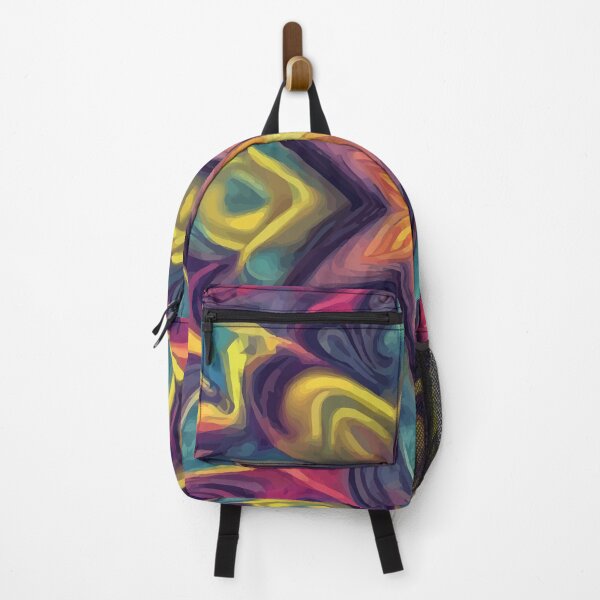 Item preview, Six pointed star abstract colorful pattern dark blue and yellow designed and sold by clon-dot-net.