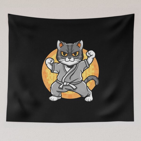 Item preview, Karate Cat designed and sold by FlexYourMind.