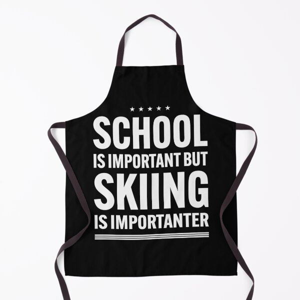 Item preview, School is Important but Skiing is Importanter designed and sold by Gravy-tee07.