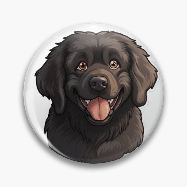 Item preview, Whimsical Newfoundland Wonder - Cartoon Dog Art designed and sold by PureGlee.