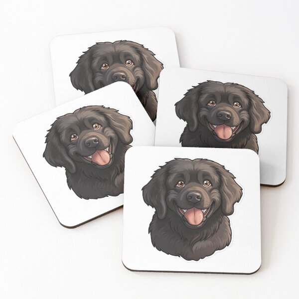 Item preview, Whimsical Newfoundland Wonder - Cartoon Dog Art designed and sold by PureGlee.