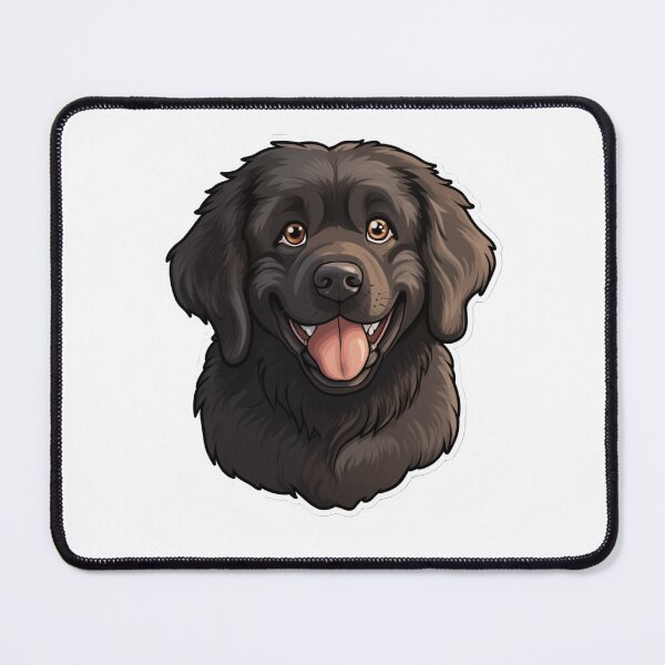 Item preview, Whimsical Newfoundland Wonder - Cartoon Dog Art designed and sold by PureGlee.