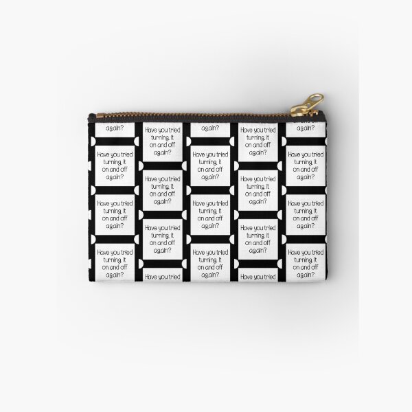 Item preview, Have you tried turning it on and off minimalistic joke good advice designed and sold by CosmicGypsy2000.