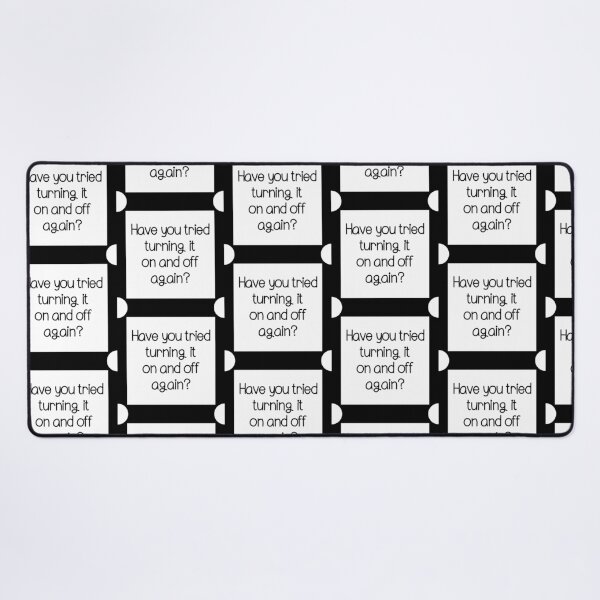 Item preview, Have you tried turning it on and off minimalistic joke good advice designed and sold by CosmicGypsy2000.