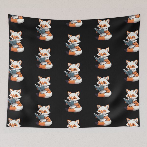Item preview, Bookworm Fox designed and sold by TechnoWhimsy.