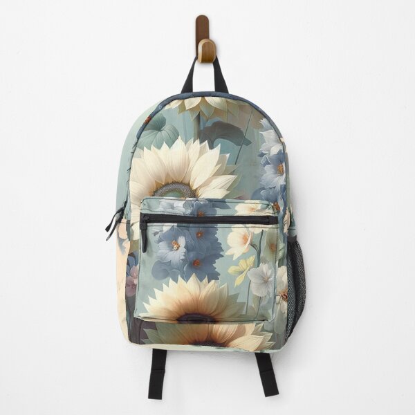 Item preview, Serene Sunflowers and Delphiniums Retreat designed and sold by floraldesigns-v.