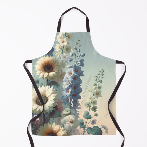 Item preview, Serene Sunflowers and Delphiniums Retreat designed and sold by floraldesigns-v.