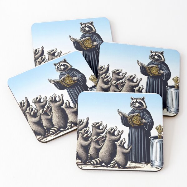 Item preview, Racoons in a Cult designed and sold by DeeGeeArrt.