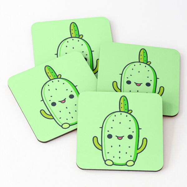 Item preview, Dibujos animados de cactus verde lindo y divertido designed and sold by JoeStylistic.