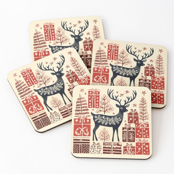 Item preview, Christmas Pattern Reindeer designed and sold by DuoGraphic.