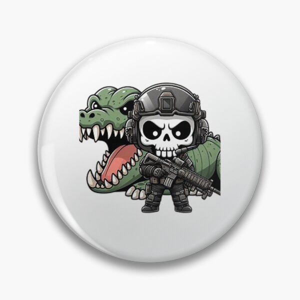 Item preview, Cute skeleton in tactical gear with crocodile designed and sold by Wxjtecki.