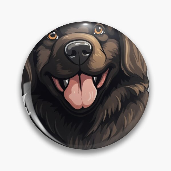 Item preview, Whimsical Newfoundland Marvel - Cartoon Canine Portrait designed and sold by PureGlee.