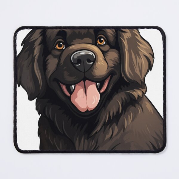 Item preview, Whimsical Newfoundland Marvel - Cartoon Canine Portrait designed and sold by PureGlee.