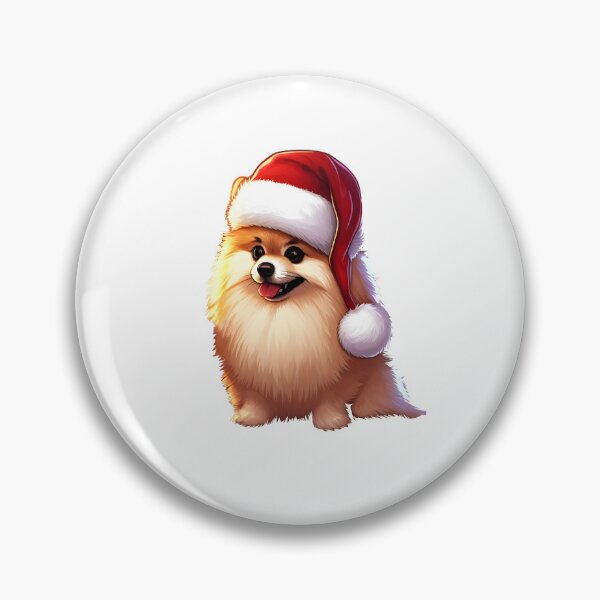 Item preview, Pomeranian Joy: Christmas Hat Elation designed and sold by EpicPaws.