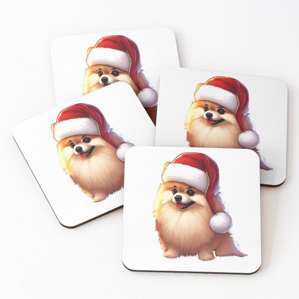 Item preview, Pomeranian Joy: Christmas Hat Elation designed and sold by EpicPaws.