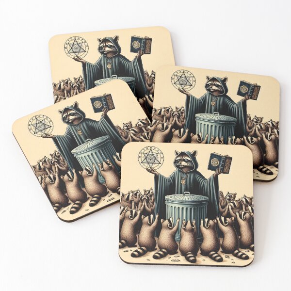 Item preview, Racoons in a Cult designed and sold by DeeGeeArrt.