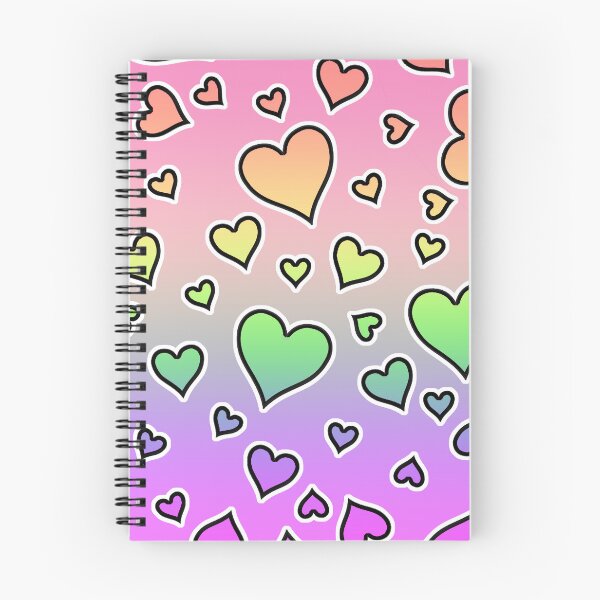Item preview, Pastel Cartoon Hearts designed and sold by BeJolley.
