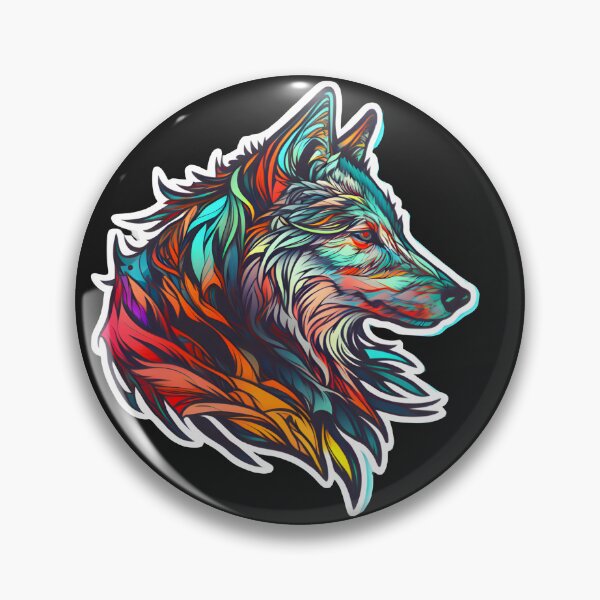 Item preview, Leafy Abstract Wolf Art designed and sold by PeteRascal.