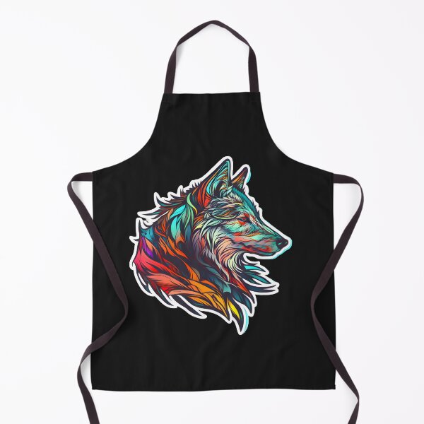 Item preview, Leafy Abstract Wolf Art designed and sold by PeteRascal.