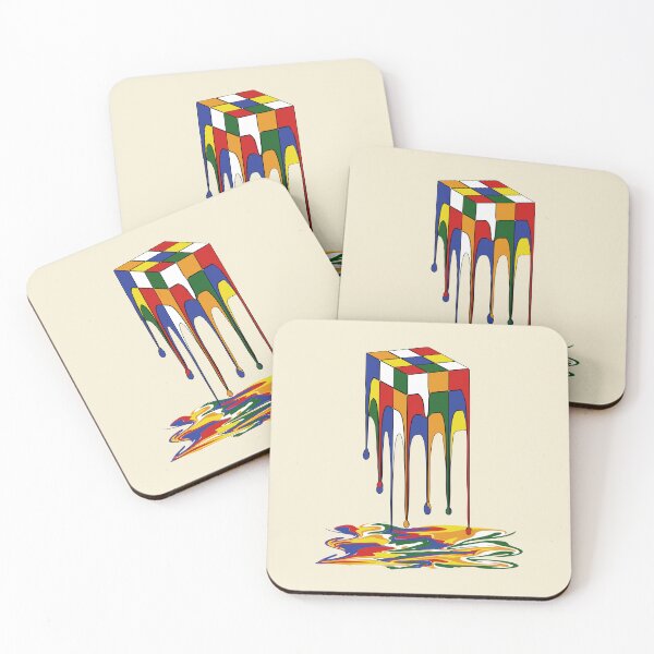 Item preview, Melting Rubik Cube Art designed and sold by Ayesha Saleem.
