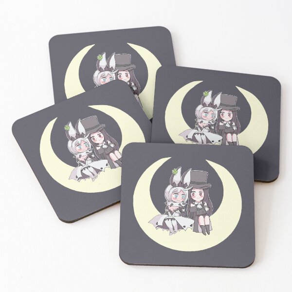 Item preview, Elphelt Valentine y Testamento en una luna creciente designed and sold by Merchinio ⭐⭐⭐⭐⭐.