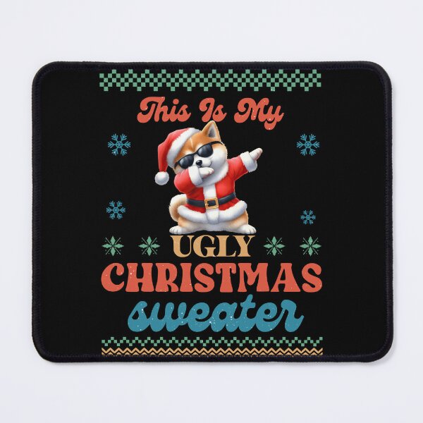 Item preview, "This Is My Ugly Christmas Sweater Dabbing Akita Edition" designed and sold by Xhevahir.