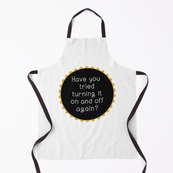 Item preview, Have you tried turning it on and off minimalistic joke good advice designed and sold by CosmicGypsy2000.