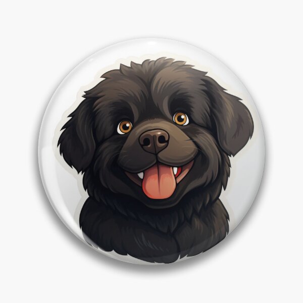 Item preview, Majestic Newfoundland Magic - Cartoon Canine Portrait designed and sold by PureGlee.