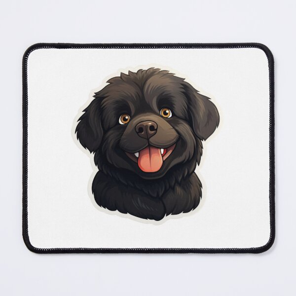 Item preview, Majestic Newfoundland Magic - Cartoon Canine Portrait designed and sold by PureGlee.