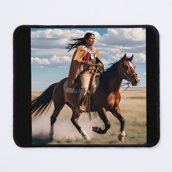 Item preview, Native American Riding On The Plains designed and sold by AIncredible.
