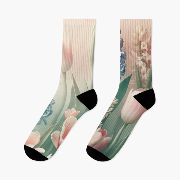Item preview, Serene Tulips and Hyacinths Retreat designed and sold by floraldesigns-v.