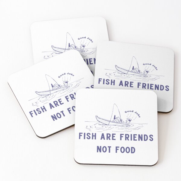 Item preview, Fishy Friendship? Nah, Just Reeling in Dinner! designed and sold by AnimalWorldArtt.