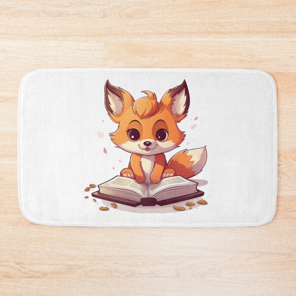 Item preview, Cute fox reading books designed and sold by HappyStickBike.