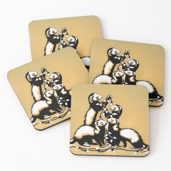 Item preview, Christmas Ferrets designed and sold by Truck Stop One.
