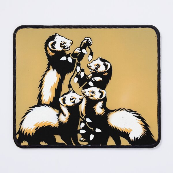 Item preview, Christmas Ferrets designed and sold by Truck Stop One.